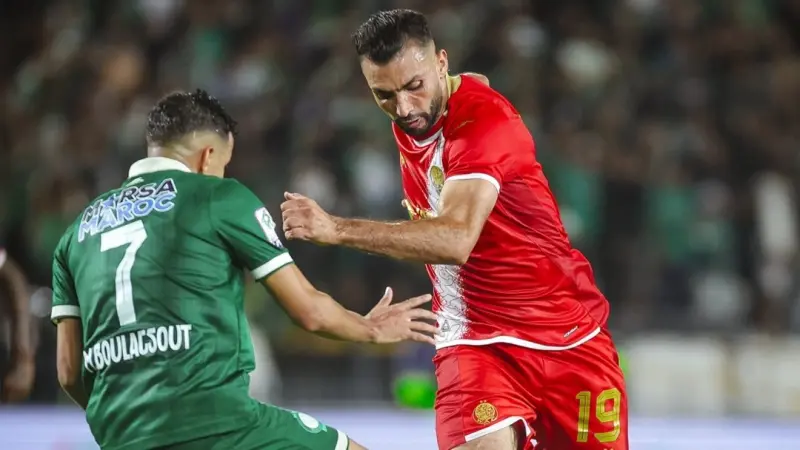 نتيجة وملخص مباراة الوداد ضد الرجاء اليوم في الدوري المغربي.. تعادل سلبي