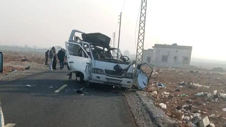 فيديو - 3 قتلى بغارتين إسرائيليتين في جنوب لبنان