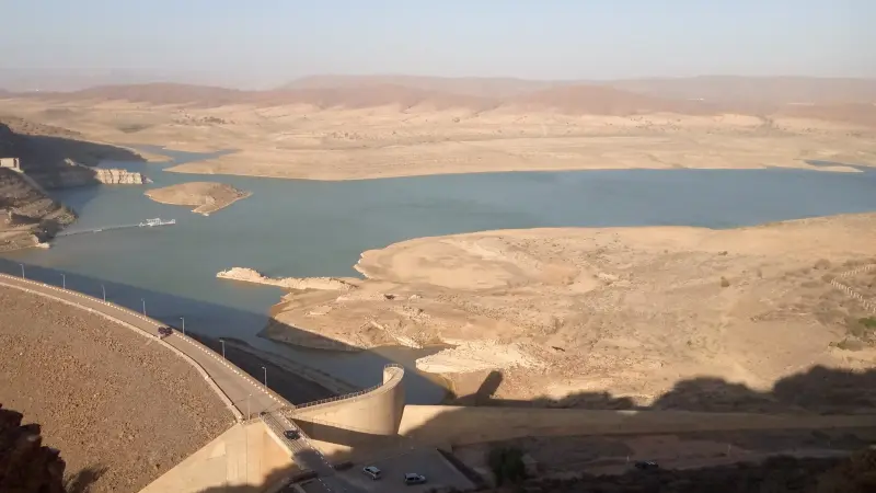 المغرب - سد يوسف بن تاشفين يسجل ارتفاعا ملحوظا في منسوب المياه