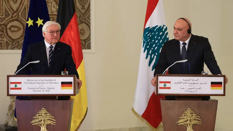 الرئيس الألماني: دعم لبنان مستمر رغم انتهاء مهمة اليونيفيل