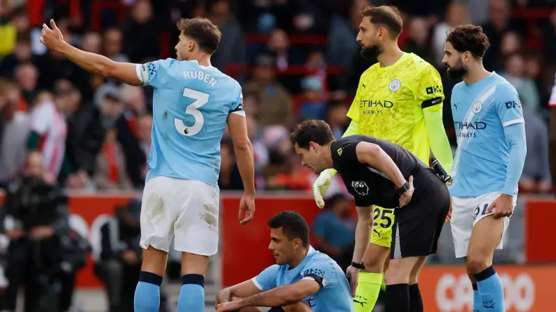 إصابة رودري تربك مانشستر سيتي وتضع غوارديولا في مأزق جديد