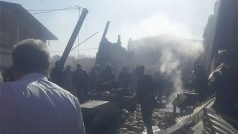 فيديو - قتيلان بتحطم مروحية عسكرية في إيران