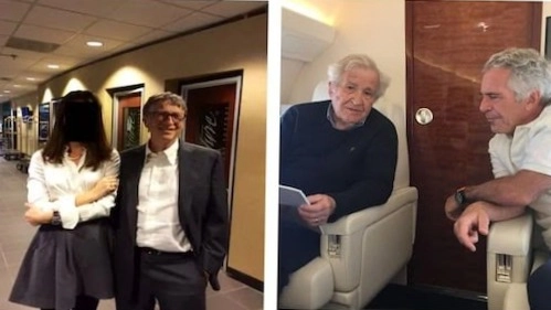 فضائح جديدة.. صور لإبستين مع بيل غيتس ونعوم تشومسكي 