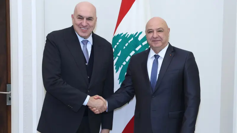 وزير الدفاع الإيطالي: نعمل لتقدّم التفاوض بين لبنان وإسرائيل