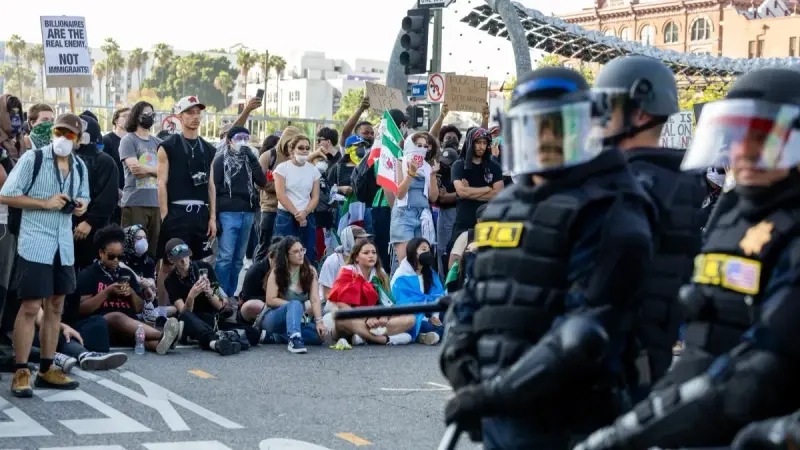 انقسام في أميركا بسبب قرار ترامب نشر الحرس الوطني في لوس أنجلوس