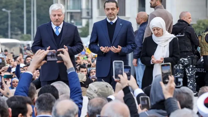 لبنانيون يحيون الذكرى الـ 18 لاغتيال رفيق الحريري