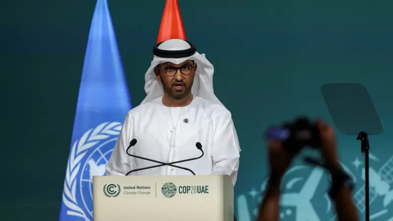 كوب 28 - رئيس مؤتمر المناخ: حانت لحظة مواجهة التغيّر المناخي