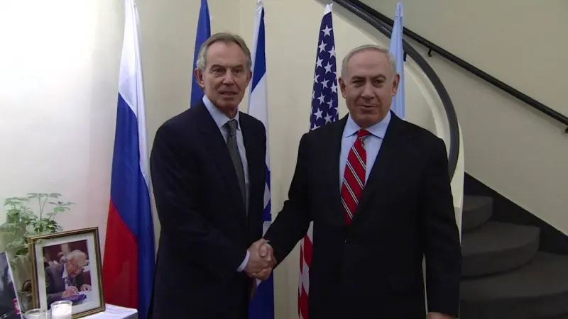 لقاء غير مُعلن بين نتانياهو وبلير.. تحرّك لترتيبات حكم غزة بعد الحرب