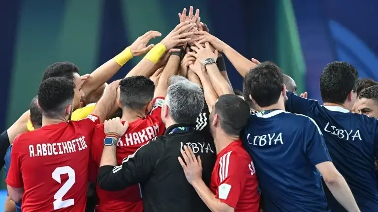 القنوات الناقلة لمباراة منتخب ليبيا اليوم ضد كازاخستان في كأس العالم للفوتسال 2024 مع الموعد