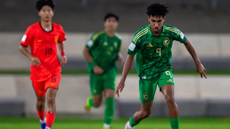 نتيجة وملخص مباراة السعودية والصين في كأس آسيا للناشئين تحت 17 سنة.. خسارة قاسية