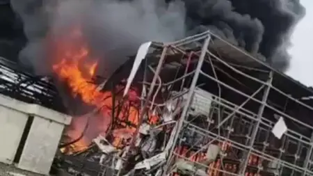 فيديو - مخاوف في إسرائيل من تسرب مواد خطيرة بعد قصف مصنع كيماويات