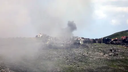 اشتباكات عنيفة بين "حزب الله" وإسرائيل في مدينة بنت جبيل.. ماذا يحدث؟