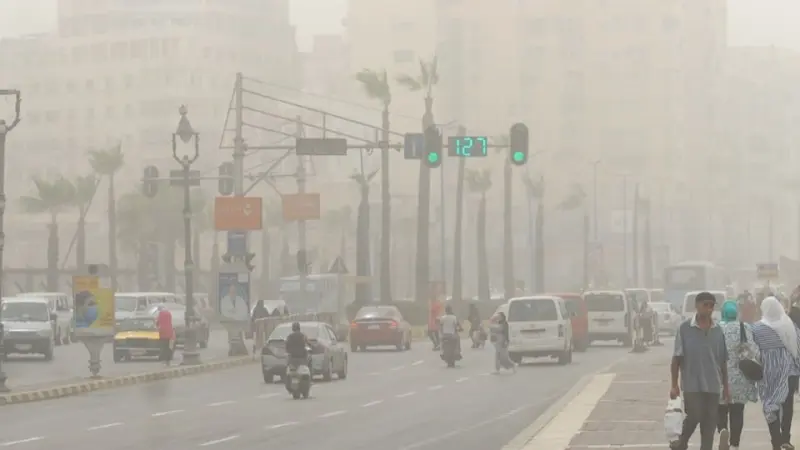 موعد انتهاء العاصفة الترابية في مصر