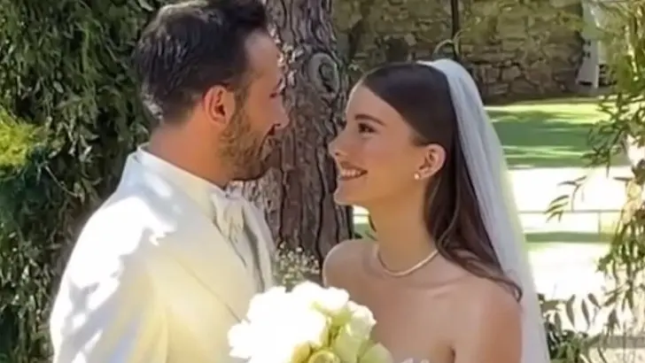 فيديو - حفل زفاف بيريل بوزام وايرسين أريجي أبطال مسلسل الطائر الرفراف
