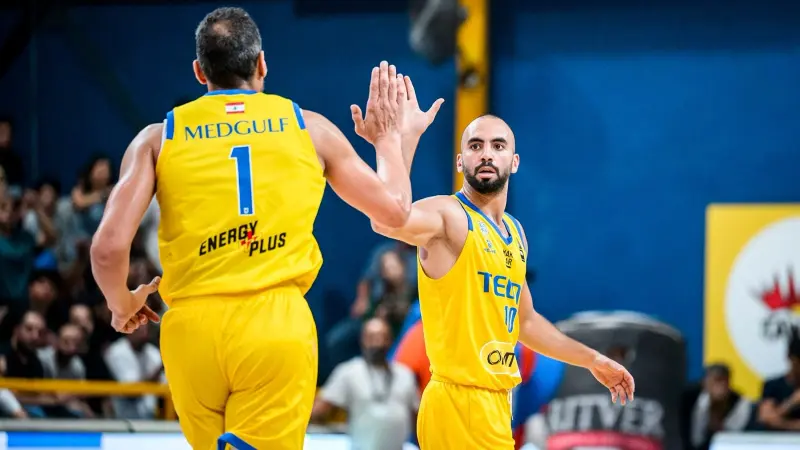 الرياضي يتوج بلقب بطولة لبنان لكرة السلة بعد فوزه على الحكمة