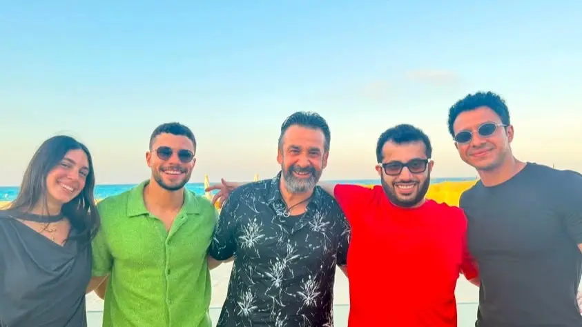 صورة صيفية تجمع تركي آل الشيخ وكريم عبد العزيز وعصام عمر (إنستغرام) صورة صيفية تجمع تركي آل الشيخ وكريم عبد العزيز وعصام عمر (إنستغرام)