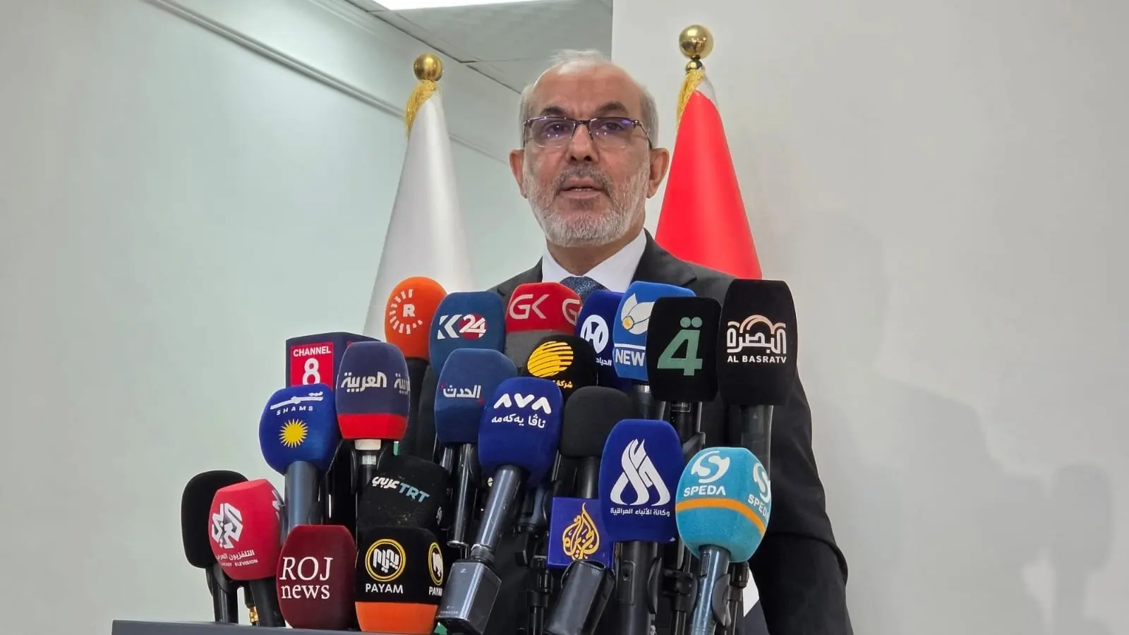 وزير النفط العراقي أكد الحاجة لإيجاد حلول مستقبلية لتنويع منافذ التصدير (إكس) وزير النفط العراقي أكد الحاجة لإيجاد حلول مستقبلية لتنويع منافذ التصدير (إكس)