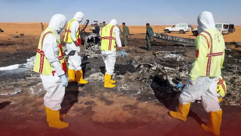 تحطم مروحية في ليبيا يودي بحياة 3 أشخاص