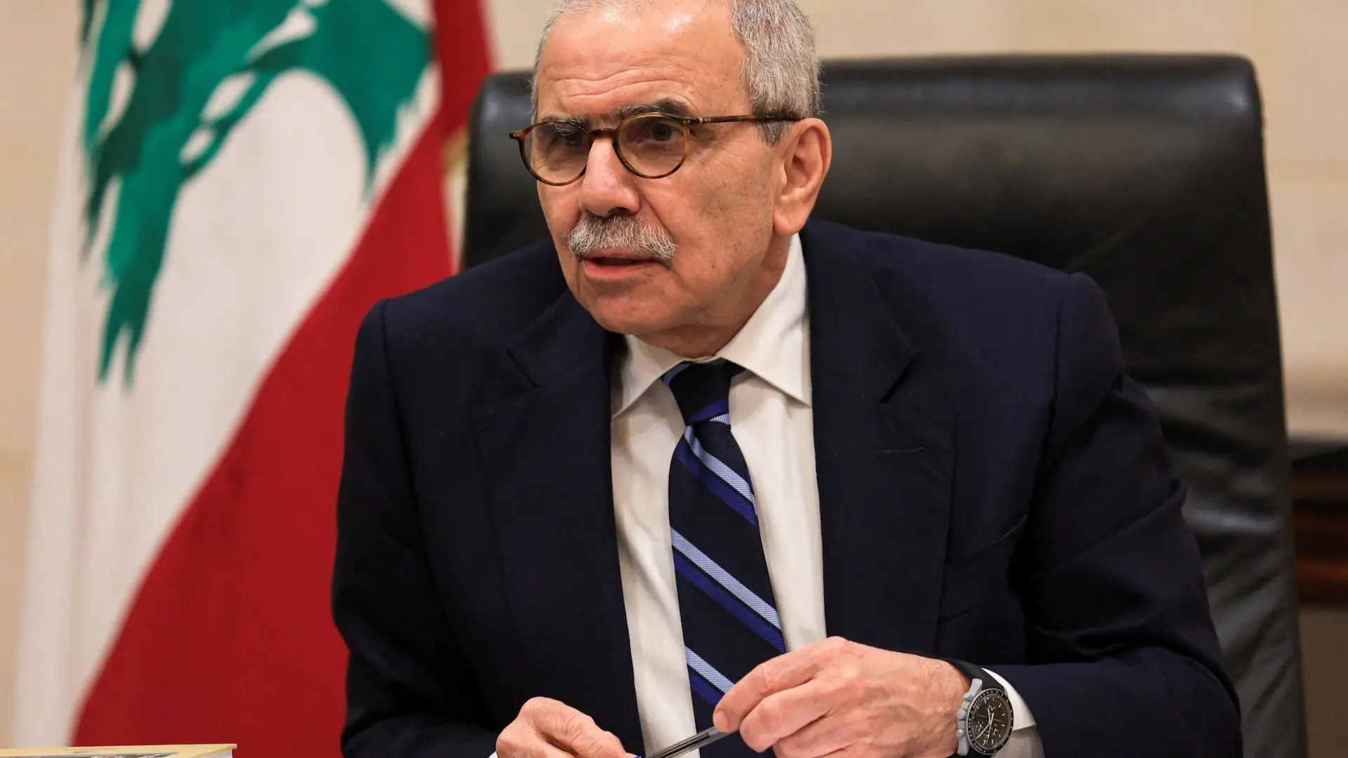 سلام: لبنان متمسك بحق الشعب الفلسطيني في تقرير مصيره (رويترز) سلام: لبنان متمسك بحق الشعب الفلسطيني في تقرير مصيره (رويترز)