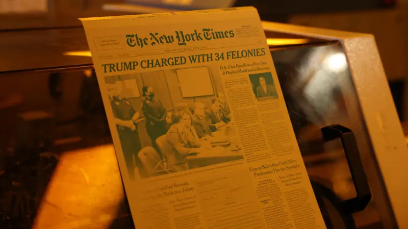 هكذا عنونت الصحف الأميركية خبر محاكمة ترامب