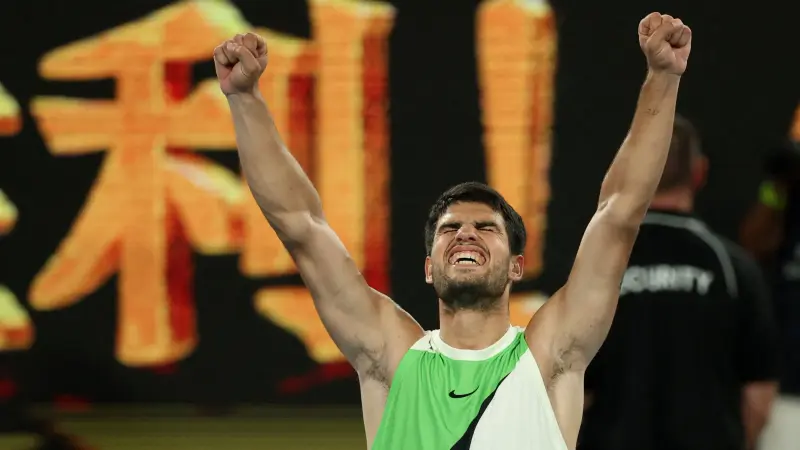 نتائج مباريات اليوم الثلاثاء في بطولة أستراليا المفتوحة.. تألق ألكاراز وانهيار غوف