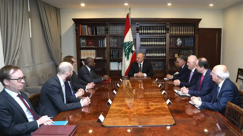 عون: لن توجد قوة مسلحة في جنوب لبنان سوى القوى الأمنية واليونيفيل