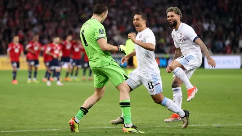 القنوات الناقلة لمباراة أستون فيلا ضد ليل اليوم في الدوري الأوروبي مع الموعد والتشكيلة