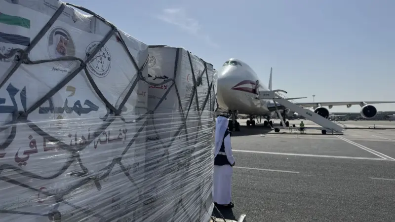 الإمارات.. "جسر حميد الجوي" يواصل دعم وإغاثة غزة