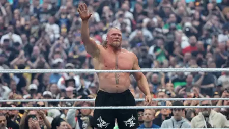 حقيقة اعتزال بروك ليسنر.. خسارة صادمة في "راسلمينيا 42" أمام أوبافيمي