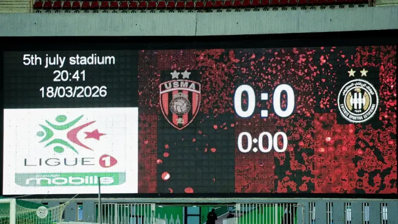 نتيجة وملخص مباراة اتحاد العاصمة ضد وفاق سطيف في الدوري الجزائري.. شاهد الأهداف