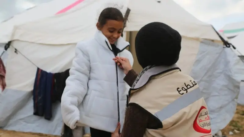 "دفء وأمان".. حملة إماراتية جديدة لإغاثة سكان غزة