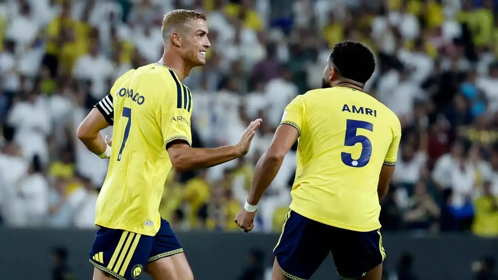 رونالدو يصبح الهداف التاريخي للنصر في الدوري السعودي للمحترفين (رويترز) رونالدو يصبح الهداف التاريخي للنصر في الدوري السعودي للمحترفين (رويترز)