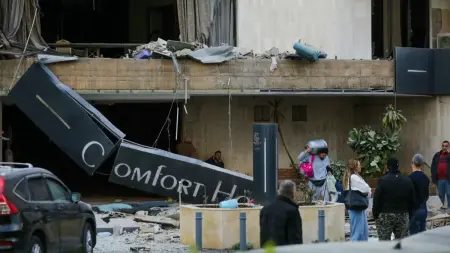 فيديو - غارة إسرائيلية على فندق في بعبدا.. من المستهدف؟