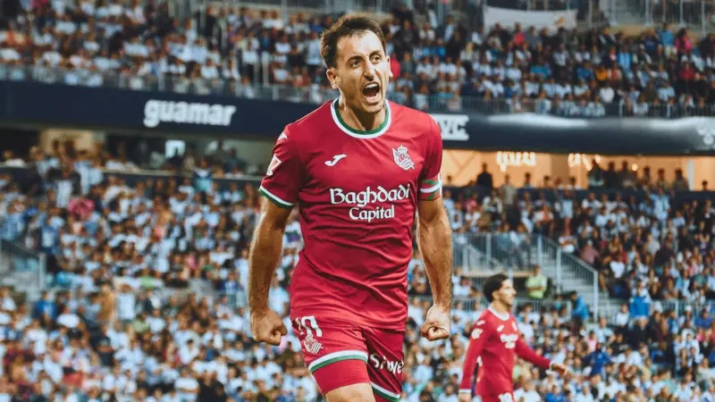 الدوري الإسباني - ريال سوسيداد يواصل التقدم بفوز عريض على ملقا