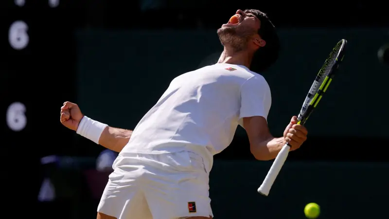 نتائج ويمبلدون -  ألكاراس إلى النهائي للعام الثالث تواليا بعد الفوز على فريتس