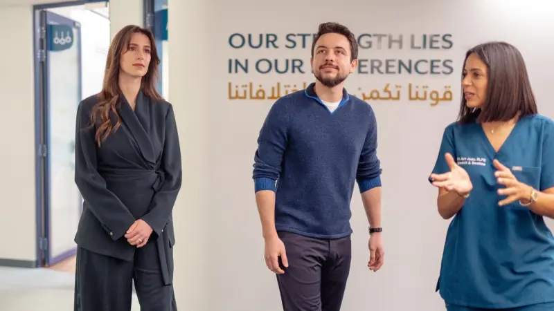 صور - ظهور جديد لولي عهد الأردن وزوجته الأميرة رجوة