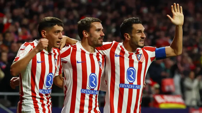 أتليتيكو يضع قدما في نهائي كأس ملك إسبانيا برباعية أمام برشلونة