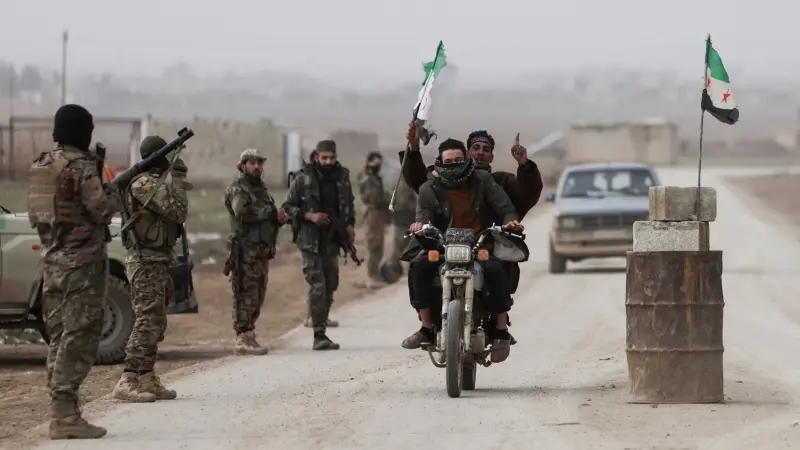 صور- قوات الأمن السورية تدخل مدينة الحسكة