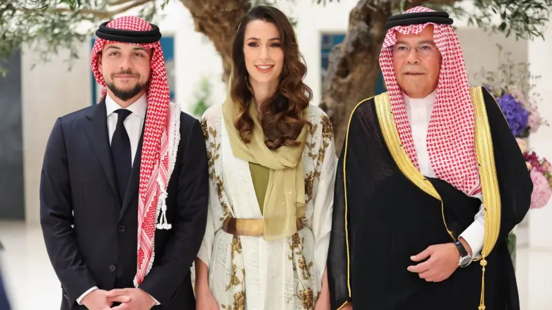 صورة - الديوان الملكي الأردني ينعى والد الأميرة رجوة الحسين