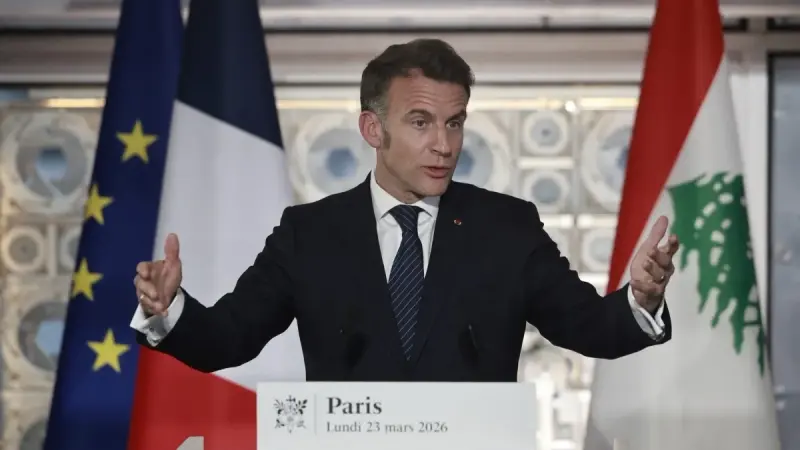 صور - ماكرون يحذر إسرائيل من مخاطر العمليات البرية في لبنان