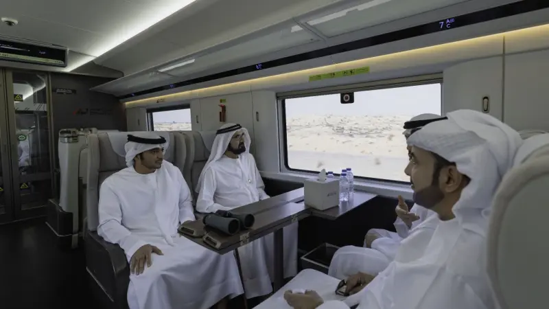 محمد بن راشد: قطار الاتحاد شريان اقتصادي مهم يعزز مسيرة الإمارات