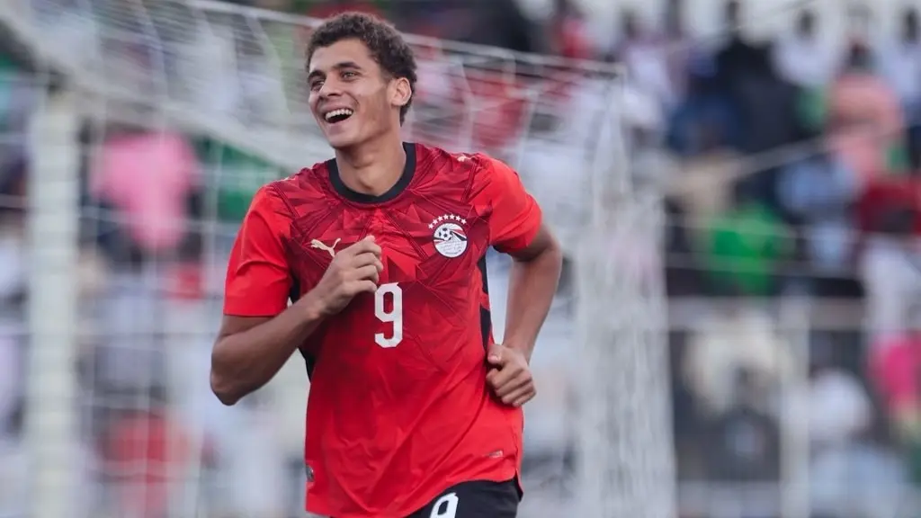 حمزة عبد الكريم سجل هدفه الدولي الأول مع منتخب مصر (إكس) حمزة عبد الكريم سجل هدفه الدولي الأول مع منتخب مصر (إكس)
