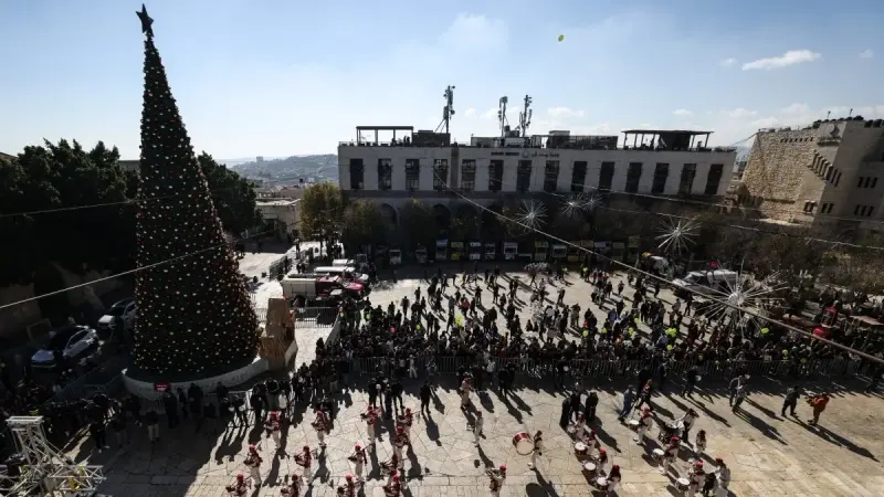 صور- بيت لحم تستعيد احتفالات عيد الميلاد بعد عامين بسبب حرب غزة