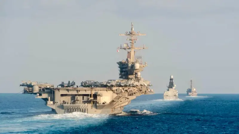 أميركا تعزز وجودها العسكري في الشرق الأوسط بحاملة طائرات