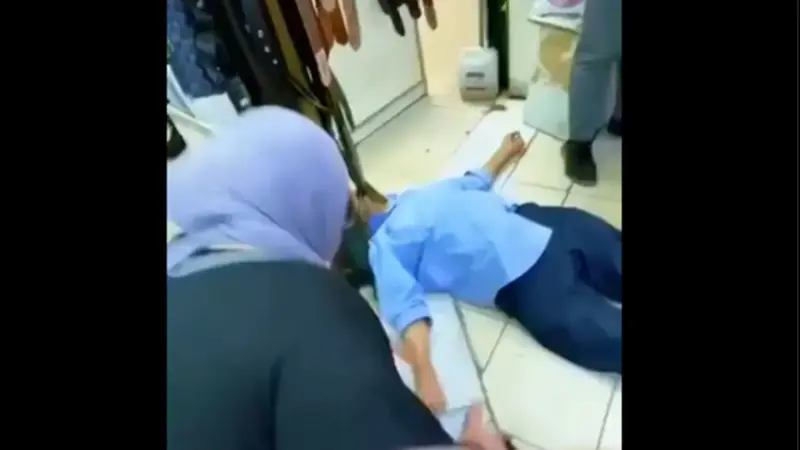 فيديو - لقّبت بـ"بطلة المول".. هكذا أنقذت ممرضة مصرية مسنا في الكويت