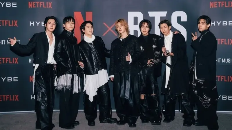 فرقة BTS تشعل الساحة العالمية بحفل تاريخي ضخم عبر نتفلكس