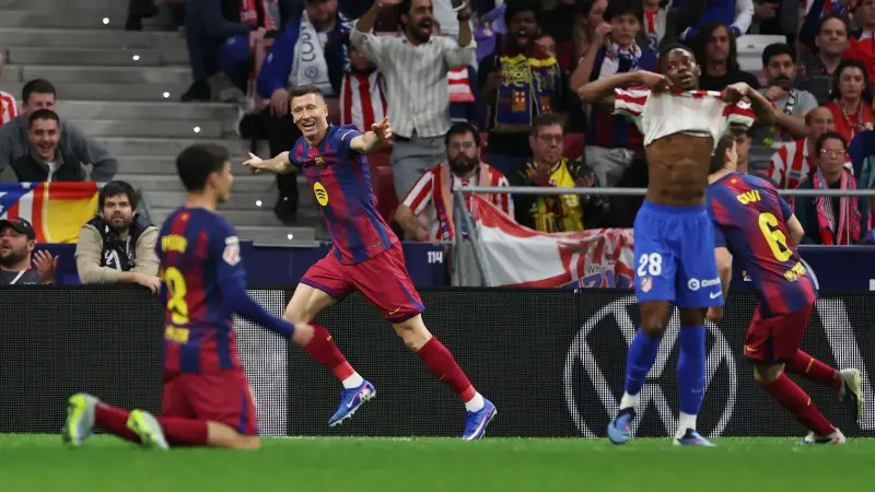 نتيجة وملخص أهداف مباراة برشلونة وأتلتيكو مدريد اليوم في الدوري الإسباني