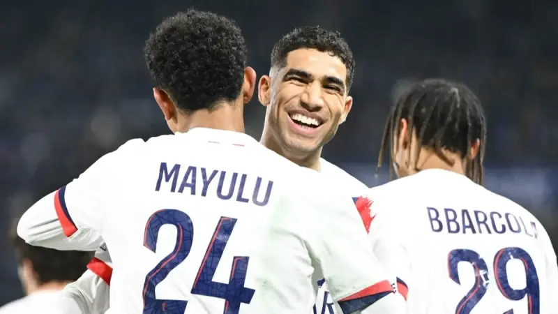 الدوري الفرنسي - رغم طرد أشرف حكيمي.. باريس سان جيرمان يستعيد الصدارة
