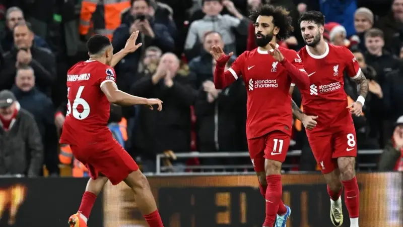 ملخص وأهداف مباراة ليفربول ضد أرسنال اليوم.. شاهد هدف محمد صلاح