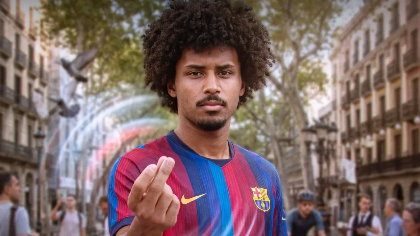 برشلونة يتعاقد رسميا مع كريم أديمي من بوروسيا دورتموند الألماني (إكس) برشلونة يتعاقد رسميا مع كريم أديمي من بوروسيا دورتموند الألماني (إكس)